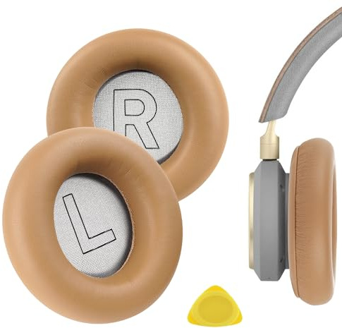 Geekria Ersatz-Ohrpolster für Bang & Olufsen Beoplay H9, H7 (Nicht kompatibel mit H9 3. Gen, h9i) Kopfhörer-Ohrmuscheln, Reparaturteile (Braun)