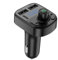 Bluetooth FM Transmitter Auto, Adapter für Auto Radio, Freisprecheinrichtung, 2 USB Ports,1 Type-C,Unterstützt SD-Karte USB-Sticks