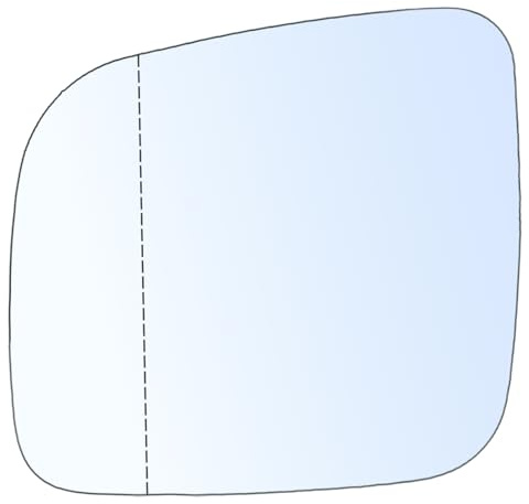 Suysion Spiegelglas Links Beheizbar Ersatz für VW T5 2003-2009 & Caddy 2004-2015, Asphärisch Außenspiegel Glas Rückspiegelglas Konvex Spiegel Fahrerseite Auto Ersatzspiegel