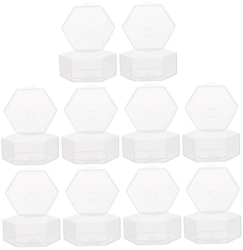 Holibanna 10 Scatola Ciuccio Trasparente Contenitore per Ciucci Accessori e Piccole per Mamme Protegge e Sporcizia