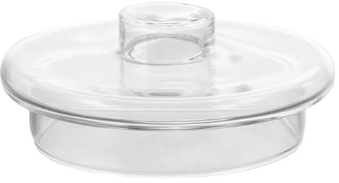 PEPLAYTAL Glasdeckel Teekannen Ersatz Borosilikat Hitzebeständig Teekannenabdeckung Teetassen Zubehör gegen Insekten Geeignet für Familie Camping Vielseitig Einsetzbar Praktisch und