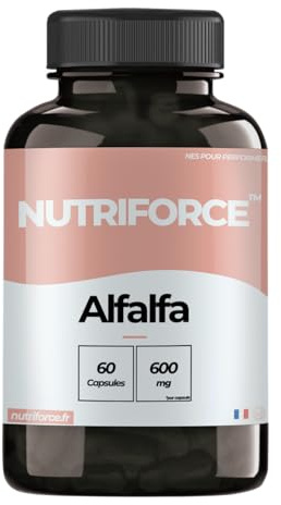 Alfalfa – Energia, Digestione e Benessere Nutrizionale – Integratore di Erba Medica – Prodotto in Francia