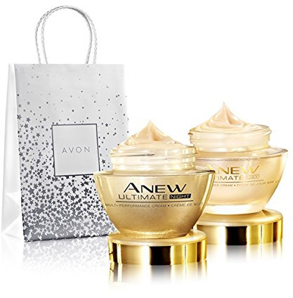 Avon Anew Ultimate Set Tages- u. Nachtcreme 50+ in schöner Geschenktasche UVP 70 € !!