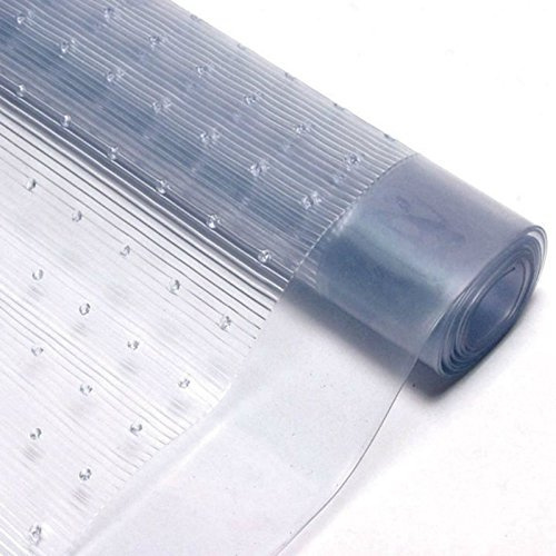 Clear Plastic Carpet Protector Hallway Runner 27 inches Wide (27Inches x 25ft)