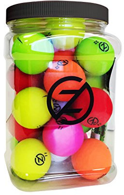 Zero Friction Spectra Golfball Super Jar, Mehrfarbig, 1/2 Gallone