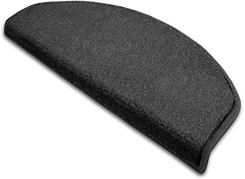 Floordirekt Stufenmatte Dynasty Velours In 3 Farben (Stufenmatte halbrund 15 Stück (Anthrazit)