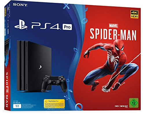 Sony Playstation 4 PS4 PRO Konsolė 1 TB + Spiderman