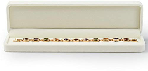 Oirlv Velvet Jewelry Storage Box Bracelet/Necklace/Long chain Gift Box Showcase Display Organizer