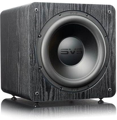 SVS Subwoofer sellado SB-2000 Pro DSP controlado de 12 pulgadas (ceniza negra)