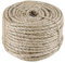 IZSUZEE Cuerda de Sisal, Cuerda de 6mm (40m), Adecuada para Rascador para Gatos, Juguete Gato y Arbol para Gatos. También Apto para Jardin, Jardineria y DIY.