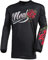 O'NEAL | Motocross-Trikot | Enduro MX | Atmungsaktives Material, gepolsterter Ellenbogenschutz, Damenspezifischer Schnitt | Element Women's Jersey Roses | Frauen | Schwarz Rot | Größe XL