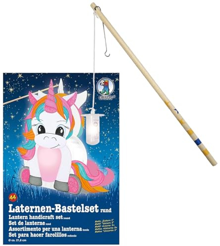 Ursus Laternenbastelset Einhorn + Stab