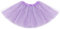 PEGASUS Gonna di Tulle Bambina 32 cm Vari Colori Accessorio Danza Recite Feste Party Carnevale (Lilla)