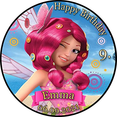Tortenaufleger Fototorte Tortenbild Kindergeburtstag Mia and me MAM01 (Zuckerpapier) Rund 14 cm Ø ohne Foto