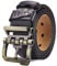 BISON DENIM Men's Belt - Leather Waistband with Anti-Scratch Pin Great for Jeans Cowboy & Work Wear Casual Alloy Buckle Belts