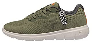 FILA FLEXX, Zapatillas para Correr Hombre, Verde Oliva, 42 EU