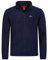 Höhenhorn Skyja - Felpa in pile da uomo con mezza zip, Blu scuro, XXXL