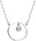 Sofia Milani - Women's Necklace 925 Silver - with Zirconia Stone - Key & Lock Pendant - 50379