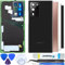 iStable Akkudeckel Set für Samsung Galaxy Note 20 Ultra N986F Rückseite Glas mit Kamera Linse Deckel Backcover -Original Schwarz