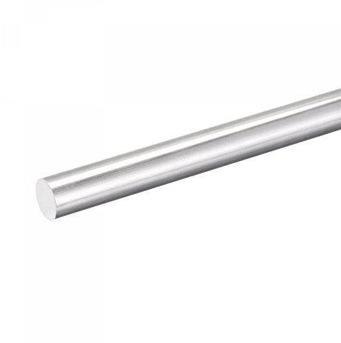 sourcing map Aluminium Fest Rund Stange 12mm Durchmesser 300mm Länge Drehbank Lager für DIY Handwerk Pack von 1stk.