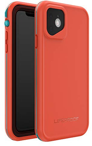 LifeProof FRFRE Series wasserdichte Schutzhülle für iPhone 11, Feuerhimmel (Bluebird/Mandarine), 24 Stück