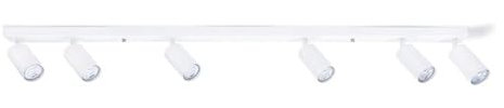 LumenTEC LED Deckenstrahler, Drehbar Deckenlampe, Wandstrahler 6-flammig, Weiß für GU10, KIVI (6x Weiß)