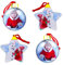 Adornos arbol Navidad Personalizados - Bolas Personalizadas 4 unids - Bolas Transparentes con Fotos - Bolas rellenables para arbol de Navidad