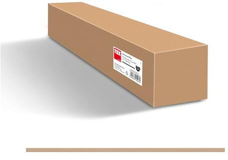 TOX Rundstäbe Stix Wood Plus aus massivem Buchenholz mit hoher Robustheit und Elastizität, geriffelte Oberfläche, ideal für Heim- und Handwerker oder Holzarbeiten, 16x1000 mm, 10 Stück, 015100216