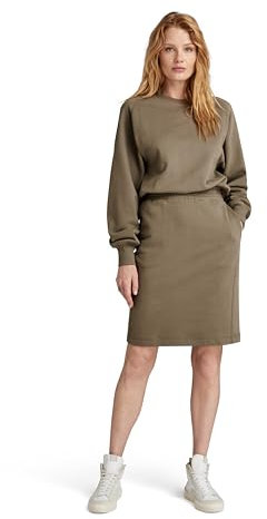 G-Star RAW Damen Ventilation Sweat Kleid, Grün (dk Shamrock D24505-D562-7159), M