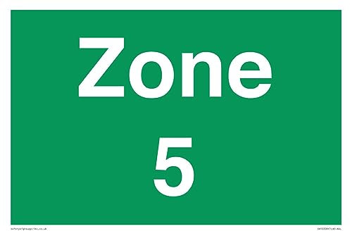 Zone 5 Schild – 300 x 200 mm – A4L