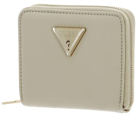 GUESS Geldbörse Eco Gemma SLG Small Zip Around Wallet Sand beige