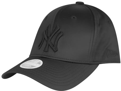 New Era 9Forty Damen Cap - Satin New York Yankees schwarz