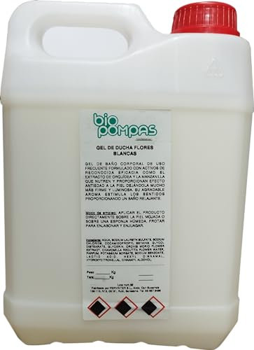 Gel De Ducha Ecologico Biodegradable (Flores Blancas, 2 Kg)