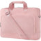 DOMISO 17-17.3 Pouces Sacoche pour Ordinateur Portable Mallette d'affaires Sac à Bandoulière Compatible avec 17.3 HP Pavilion/MSI GS73VR Stealth Pro/Dell Inspiron 17/Acer/ASUS,Rose