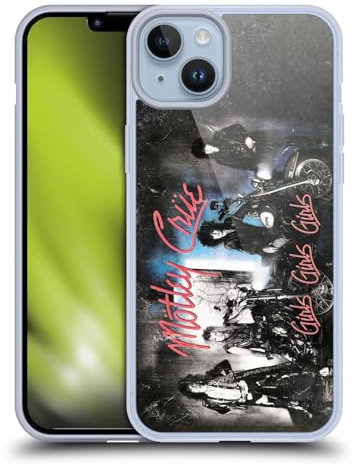 Head Case Designs Offizielle Motley Crue Girls Girls Girls Alben Softgelhülle Kompatibel Mit Apple iPhone 14 Plus Und Kompatibel Mit Magsafe Zubehör