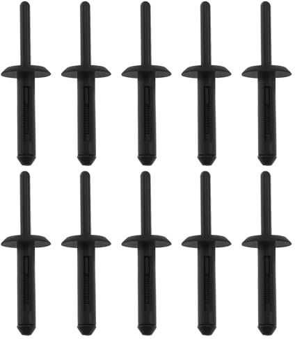 The Lord of the Tools 20Pcs Clips de Garniture de Passage de Roue Attaches à Rivets Aveugles Clip de Fixation de Pare-Chocs en Plastique Rivet Compatible avec Chrysler Compatible avec Dodge