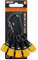 Railer Bit Holder Keychain 5pc - 1/4 inch Hex Shank Bit Holders - Quick Release Bit Holder For Nut Driver, Screwdriver & Drill Bits w/Key Chain Carabiner