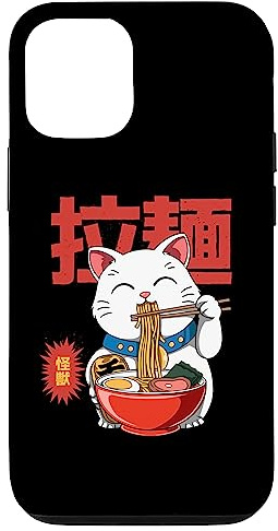 Vintage Ramen Maneki Neko Hülle für iPhone 12/12 Pro