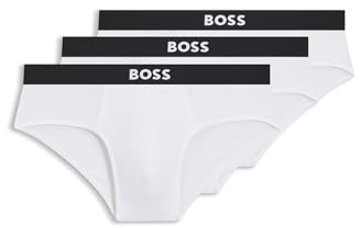 Hugo Boss Herren Slip aus Baumwolle, 3er-Pack