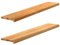 vidaXL Fensterbänke 2 Stk. Hellbraun 140x30x2 cm Massivholz Eiche, Fensterbrett, Holz Treppenstufe, Holz Fensterbrett, Fensterbank Eichenholz