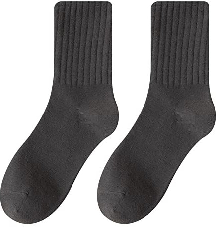 Geburtstagsgeschenk für Sie, Halloween-Kleidung, für Damen und Frauen, einfarbige Socken, mittlere Röhre, Herbst und Qinter, alle langen Röhren, reine Baumwolle, Florsocken, Damengeschenke, F,