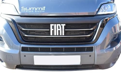 Zunsport comptaible with Fiat Ducato 2023 (nur FIAT Plakette) Kühlergrill Set - Schwarz Finish - (2023 -)