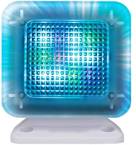 HKFGSHOP LED TV Simulator, Home Security Anti-Burglar Equipment, Fake TV Simulator with Light Sensor, Night Security Light, for Home Protection When You Are Away
