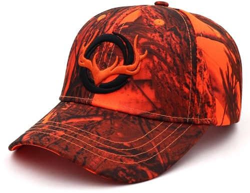 JUSOCC Unisex Deer Hunting Camouflage Hats Hunting