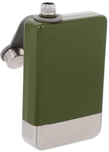 CIYODO Elegant Stainless Steel Wine Flask Leak-Proof Portable for Camping Hiking