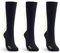 aepra Chaussettes de Compression Femme & Homme – Bas de Contention Hauts Ultra Doux – Pour Sport, Vol, Travail, Grossesse – 1 ou 3 Paires 15-20mmHg