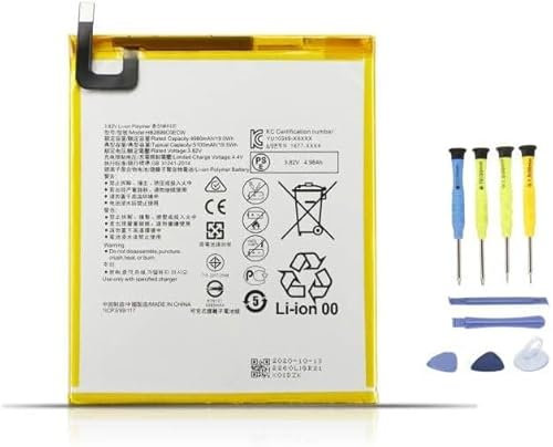 JCEQNVWL HB2899C0ECW Tablet Battery Compatible for Huawei MediaPad M3 M5 8.4 MediaPad T5 10.1 AGS2-W19 AGS2-L03 AGS2-L09 BTV-DL09 BTV-W09 SHT-AL09 SHT-W09 AGS2-W09 AGS2-W00 9 with Tools