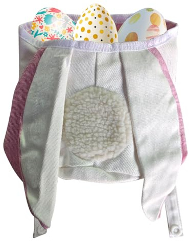 Osterhasen-Taschen, -Tragetaschen, geräumige gewaschene -Tasche, festliche ökologische Aufbewahrungskörbe, Behälter für Urlaubsdekoration, Zuhause, Schule