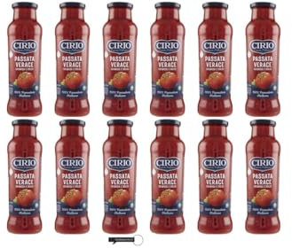 Cirio Passata Verace Tomatensauce, 700 g, 12er Pack, 100% italienische Tomaten