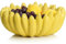 Banana - Shaped Ceramic Fruit Bowl, Yellow Decorative Fruit Basket for Kitchen Counter & Home Decor